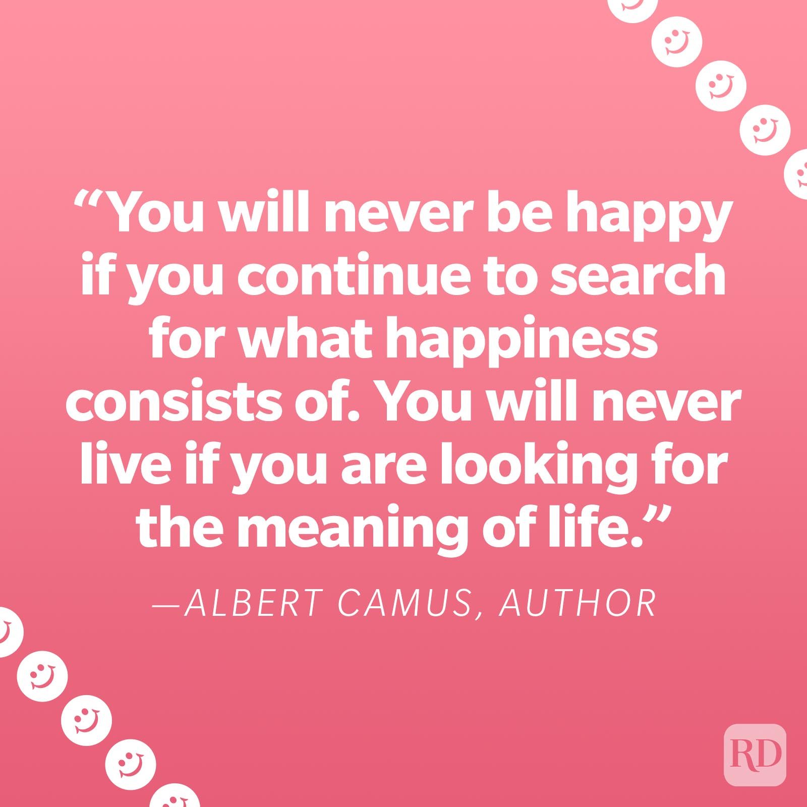 Albert Camus Happiness Quote