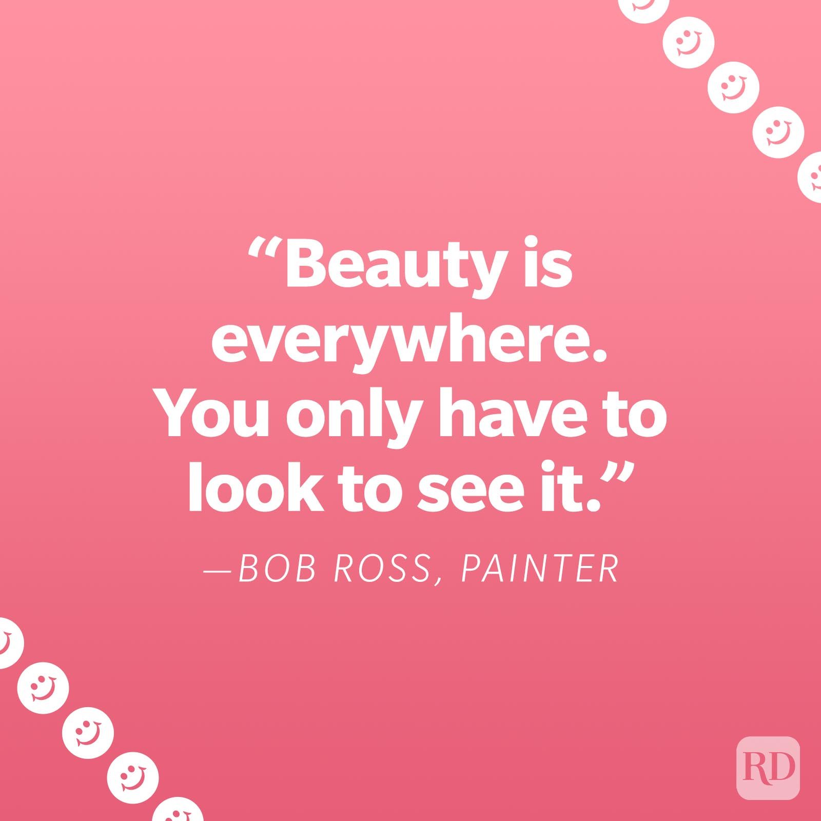 Bob Ross Happiness Quote