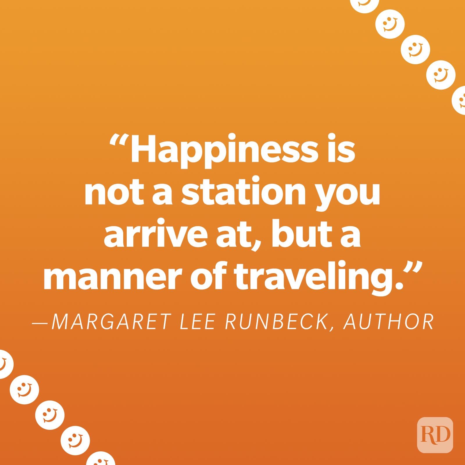 Margaret Lee Runbeck Happiness Quote