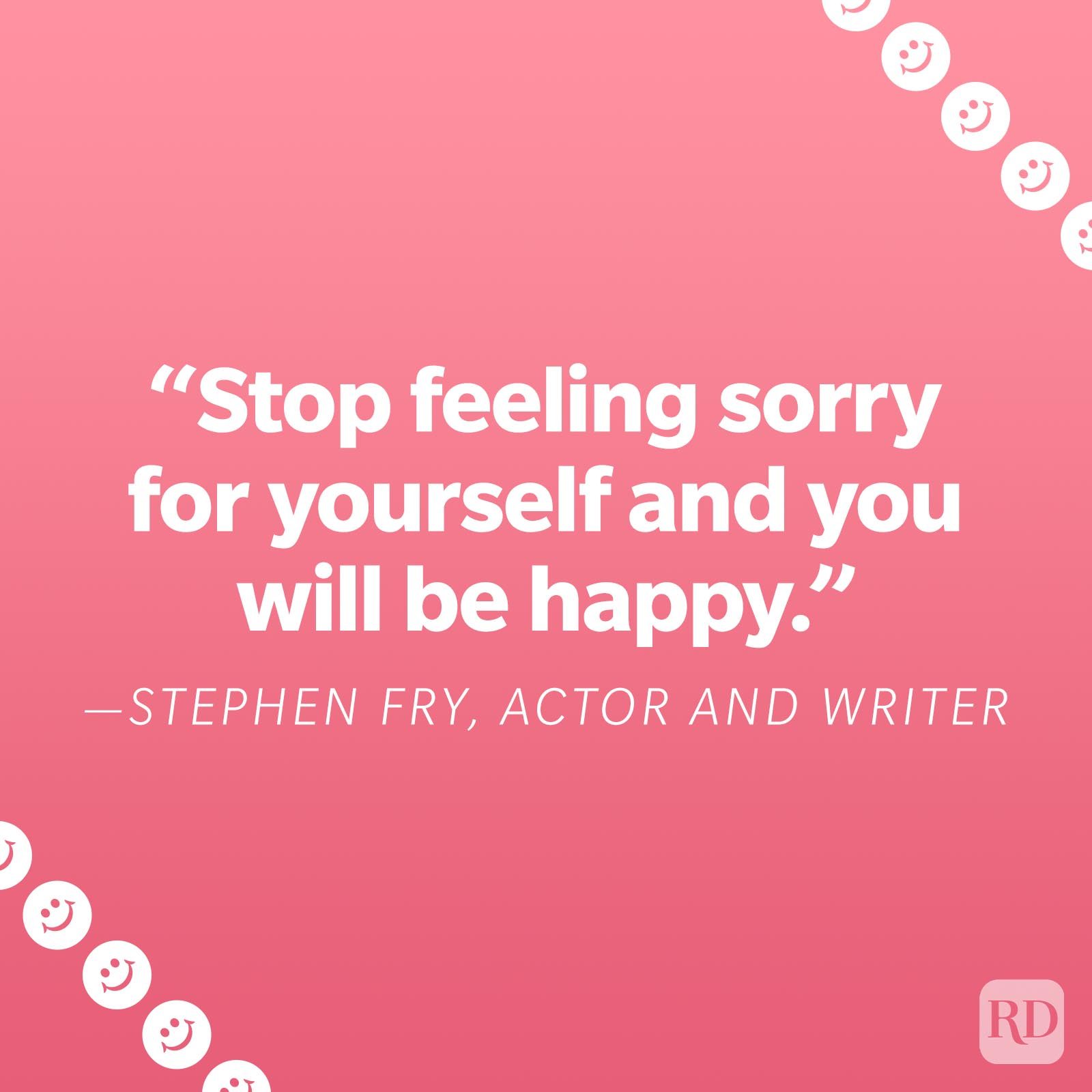 Stephen Fry Happiness Quote